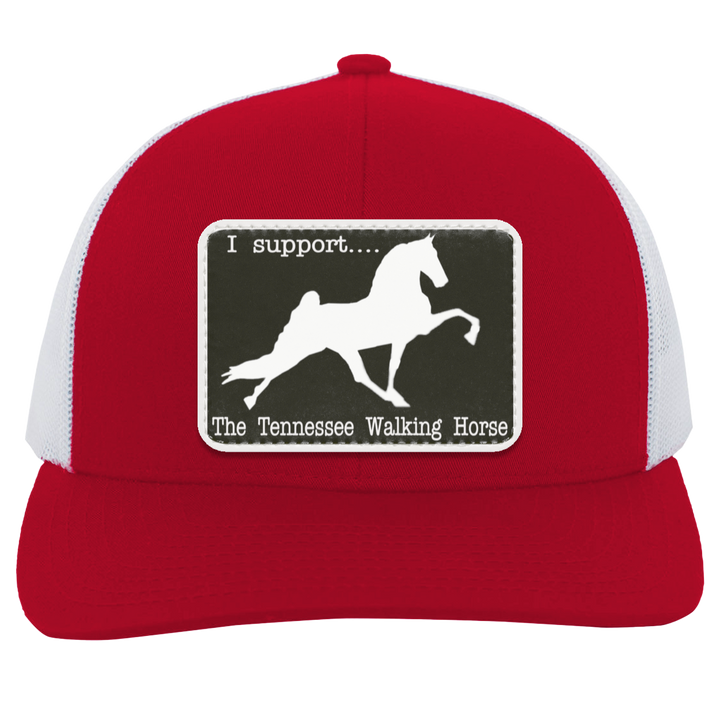 I SUPPORT THE TWH -RECTANGLE 104C Trucker Snap Back - Patch