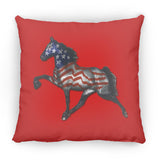 Tennessee Walking Horse Performance All American ZP16 Medium Square Pillow