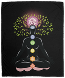 CHAKRAS PLUSH BLANKET (12 STYLES AND SIZES)