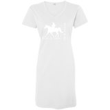 MISSOURI FOX TROTTER (white) 4HORSE 3522 Ladies' V-Neck Fine Jersey Cover-Up