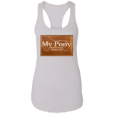 MY PONY NASHVILLE BRAND NL1533 Ladies Ideal Racerback Tank