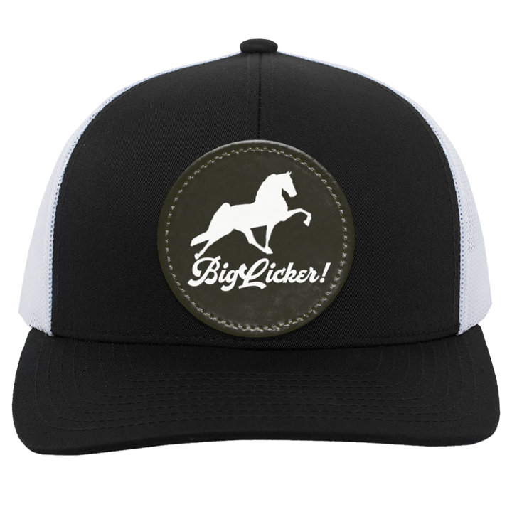 BIG LICKER PATCH HATTRUCKER HAT ( THREE SHAPES-12 COLORS AND STYLES)