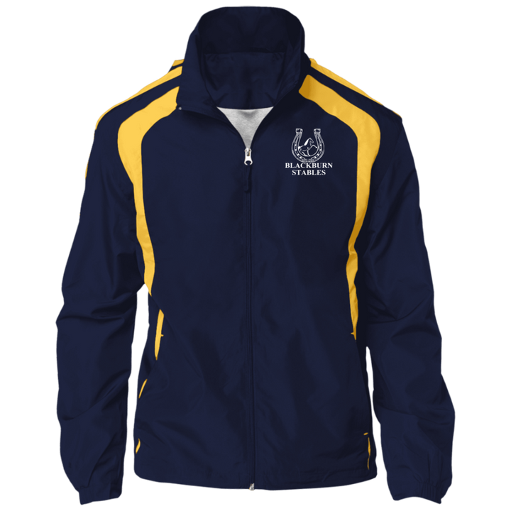BLACKBURN STABLES (WHITE) JST60 Jersey-Lined Raglan Jacket