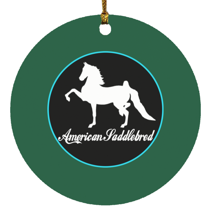 American Saddlebred SUBORNC Circle Ornament
