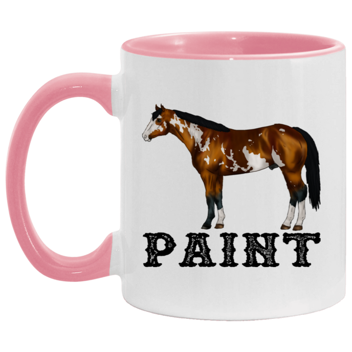 PAINT STYLE 1 4HORSE AM11OZ 11 oz. Accent Mug