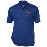 Rebel on the Rail Tennessee Walking Horse Pleasure ST695 Performance Textured Three-Button Polo