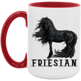 FRIESIAN STYLE 1 4HORSE AM15OZ 15oz. Accent Mug