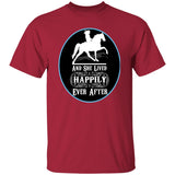 SHE LIVED HAPPY EVERY AFTER TWH PLEASURE G500 5.3 oz. T-Shirt