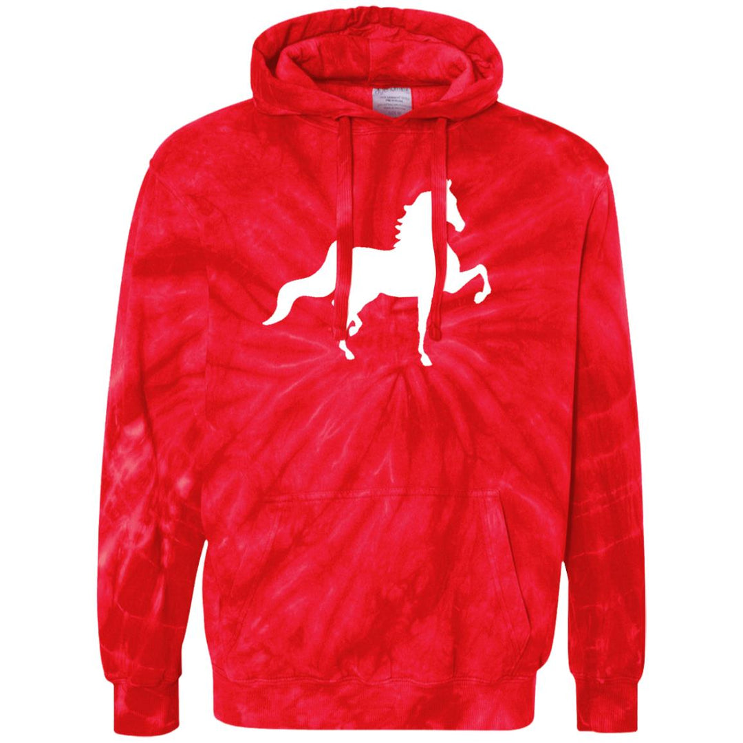 American Saddlebred (white) CD877 Unisex Tie-Dyed Pullover Hoodie