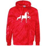 American Saddlebred (white) CD877 Unisex Tie-Dyed Pullover Hoodie