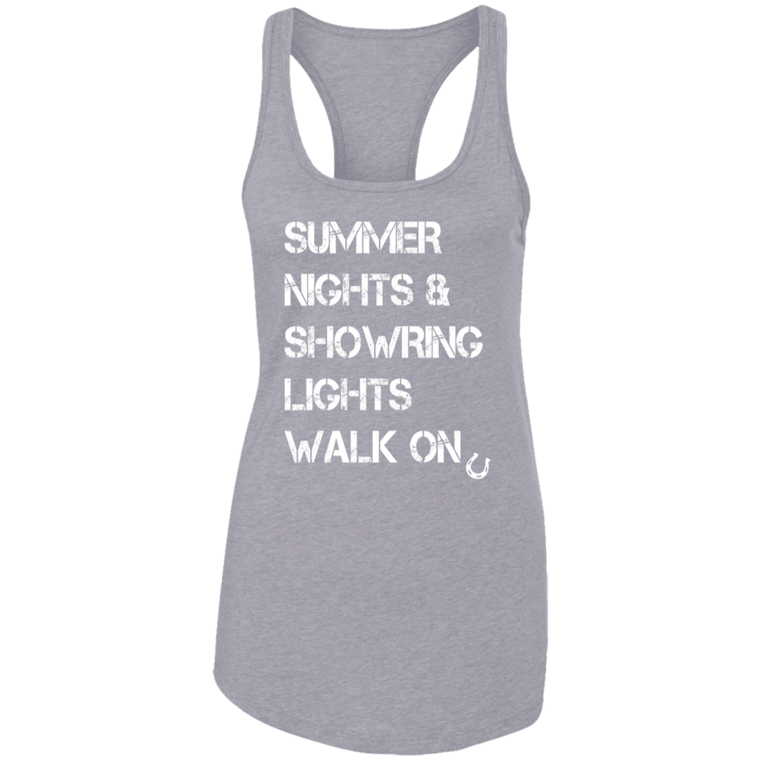 Summer Nights Showring Lights Walk On NL1533 Ladies Ideal Racerback Tank