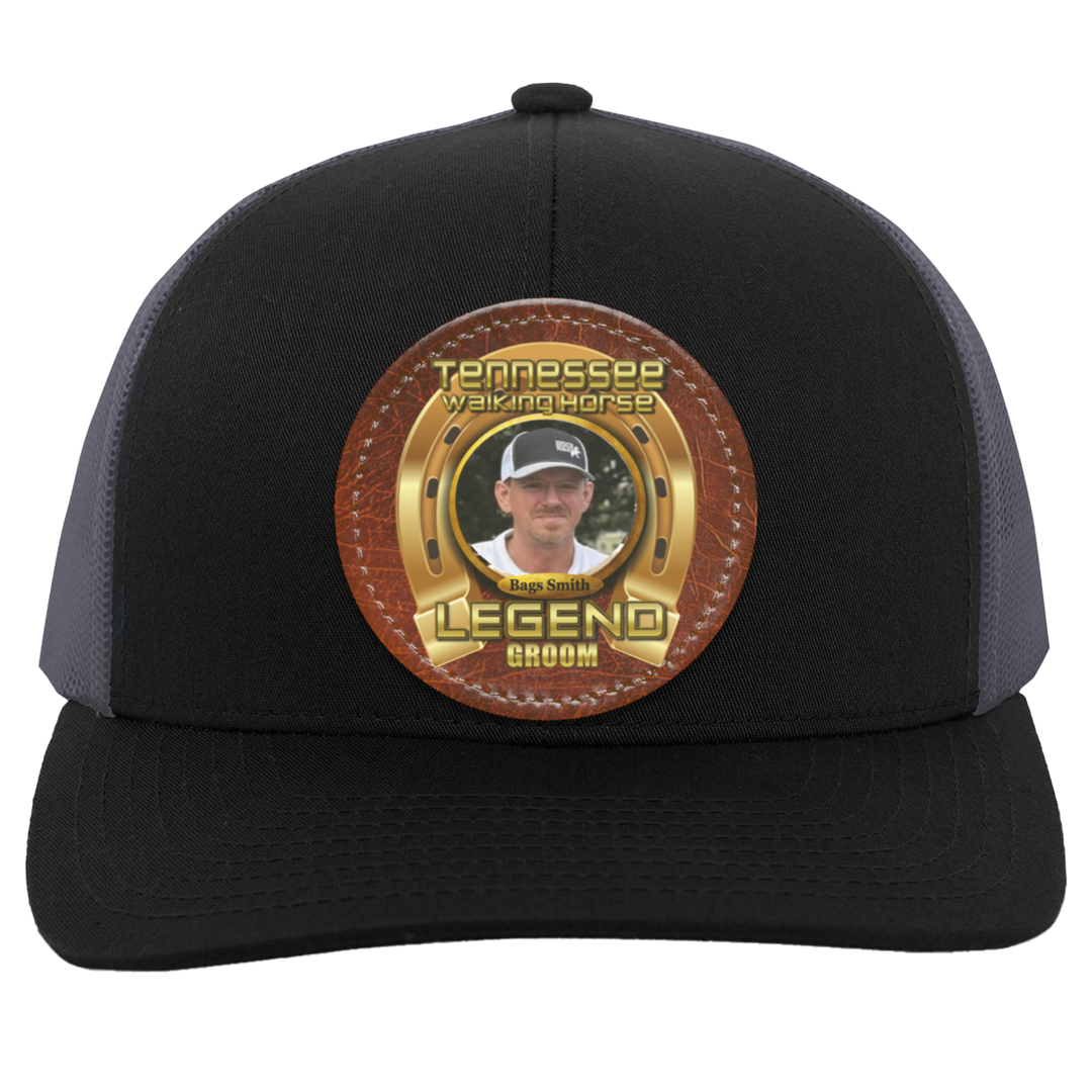 BAGS SMITH (TWH LEGENDS) HAT 104C Trucker Snap Back - Patch
