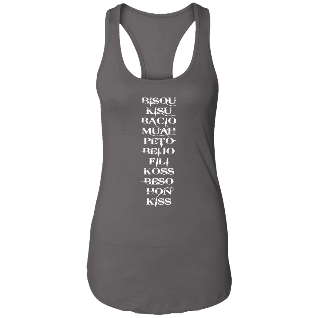 OLD983INWHITE NL1533 Ladies Ideal Racerback Tank