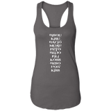 OLD983INWHITE NL1533 Ladies Ideal Racerback Tank