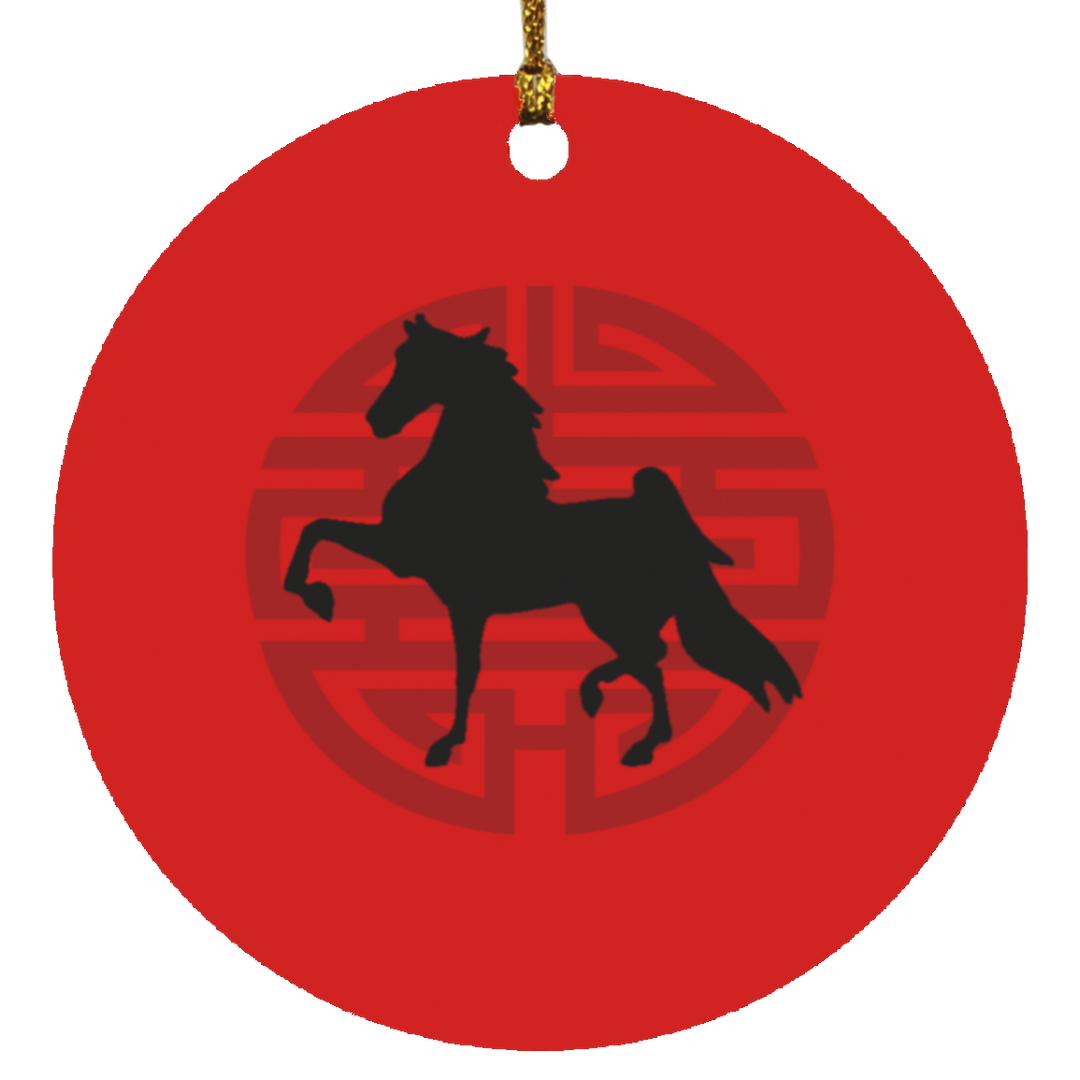 SADDLEBRED JAPANESE ART SUBORNC Circle Ornament