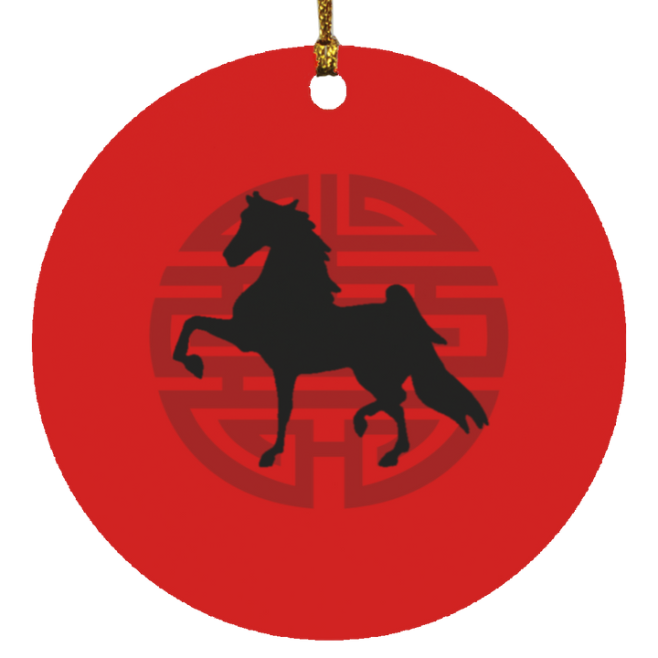 SADDLEBRED JAPANESE ART SUBORNC Circle Ornament