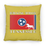 Walking Across Tennessee (Pleasure) ZP14 Small Square Pillow