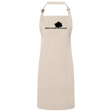 DISCOVERY PLACE LOGO 2023 DESIGN 1 ALL BLACK RP150 Sustainable Unisex Bib Apron