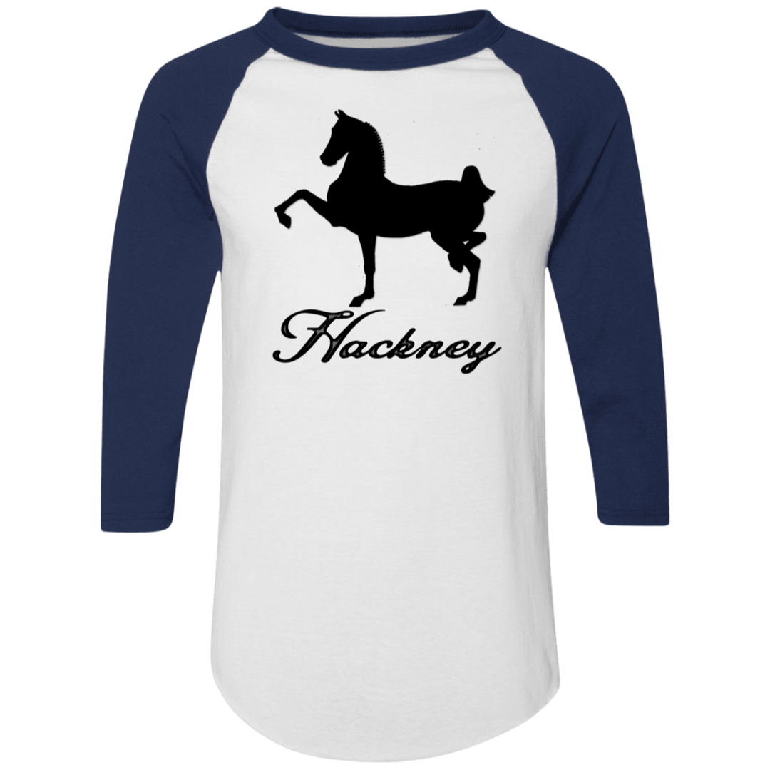 HACKNEY DESIGN 1 (black) 4HORSE 4420 Colorblock Raglan Jersey