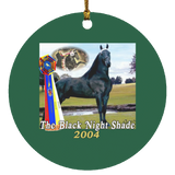 WGC THE BLACK NIGHT SHADE SUBORNC Circle Ornament