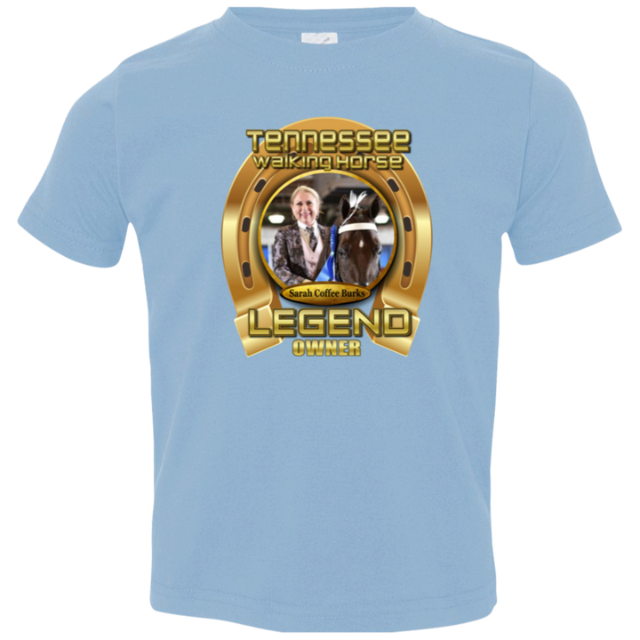 SARAH COFFEE BURKS (TWH LEGENDS) 3321 Toddler Jersey T-Shirt