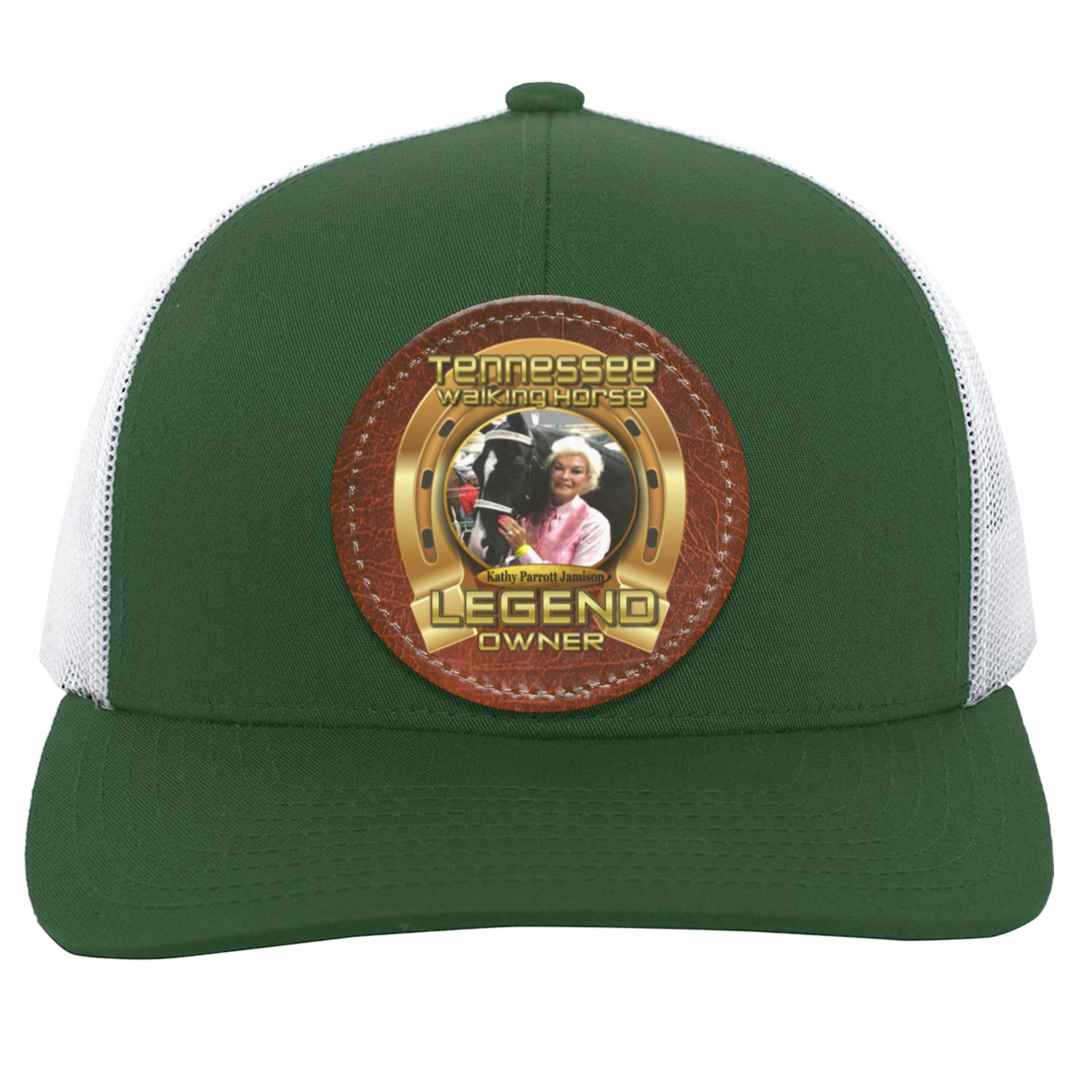 KATHY PARROTT JAMISON (TWH LEGENDS) HAT 104C Trucker Snap Back - Patch