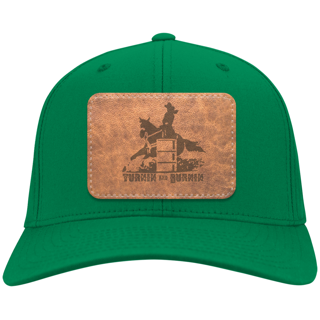 TURNIN AND BURNIN ON LEATHER CP80 Twill Cap - Patch