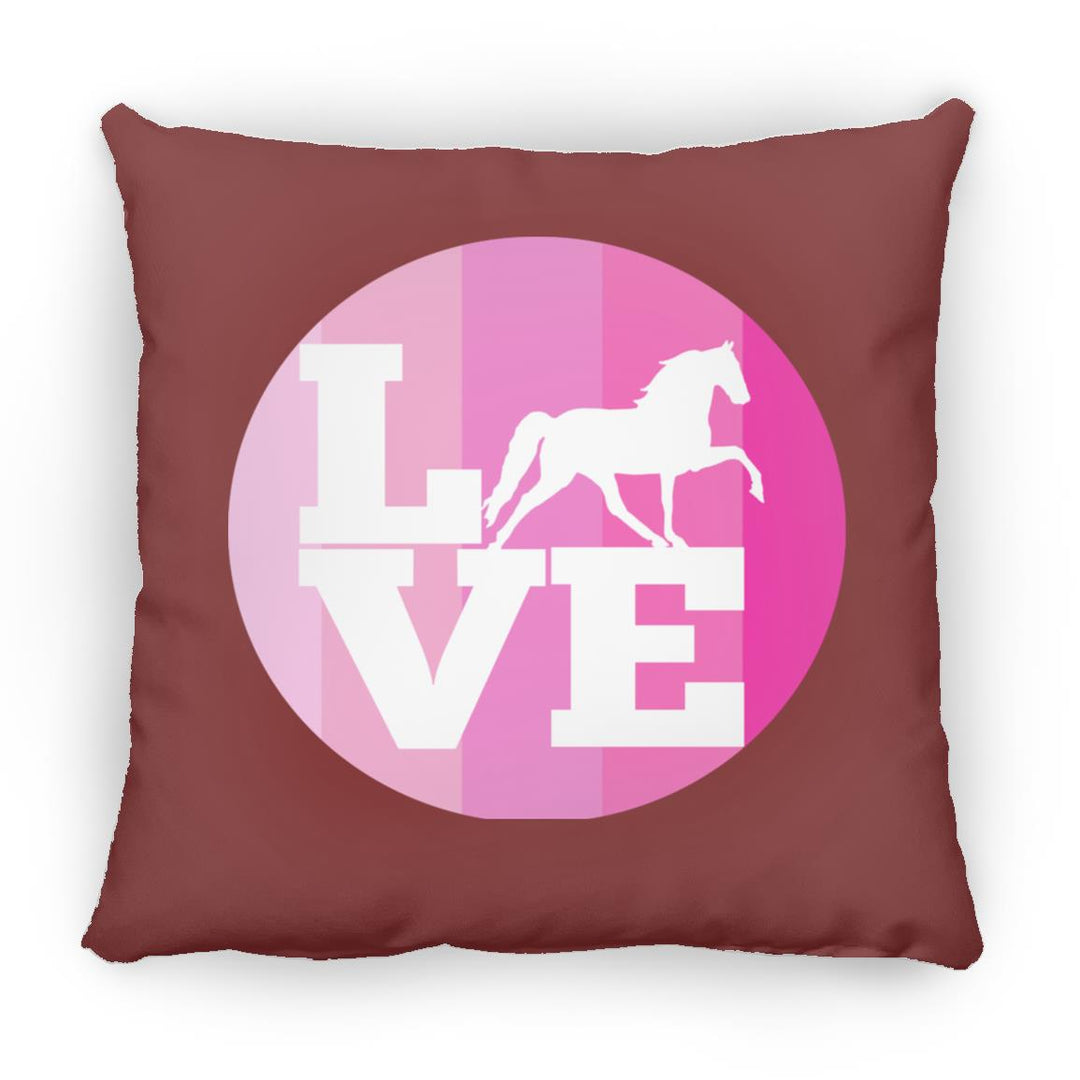 LOVE TWH PLEASURE SHADES OF PINK ZP14 Small Square Pillow