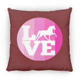 LOVE TWH PLEASURE SHADES OF PINK ZP14 Small Square Pillow