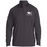 MISSOURI FOX TROTTER (white) 4HORSE ST850 1/2 Zip Raglan Performance Pullover