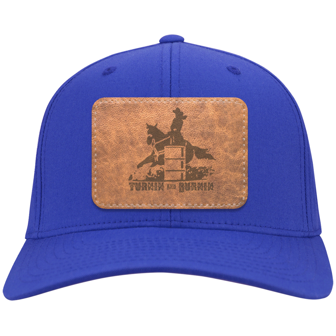 TURNIN AND BURNIN ON LEATHER CP80 Twill Cap - Patch