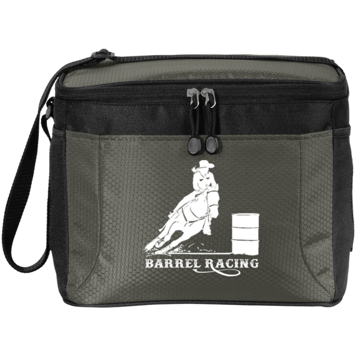 BARREL RACING STYLE 1 (WHITE) 4HORSE BG513 12-Pack Cooler