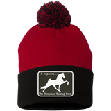 I SUPPORT THE TWH -RECTANGLE SP15 Pom Pom Knit Cap - Patch