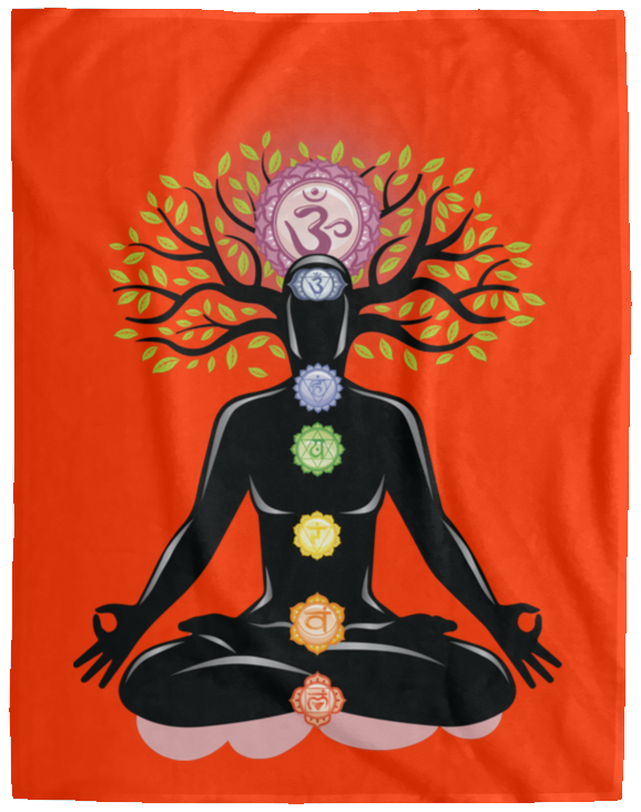 CHAKRAS PLUSH BLANKET (12 STYLES AND SIZES)