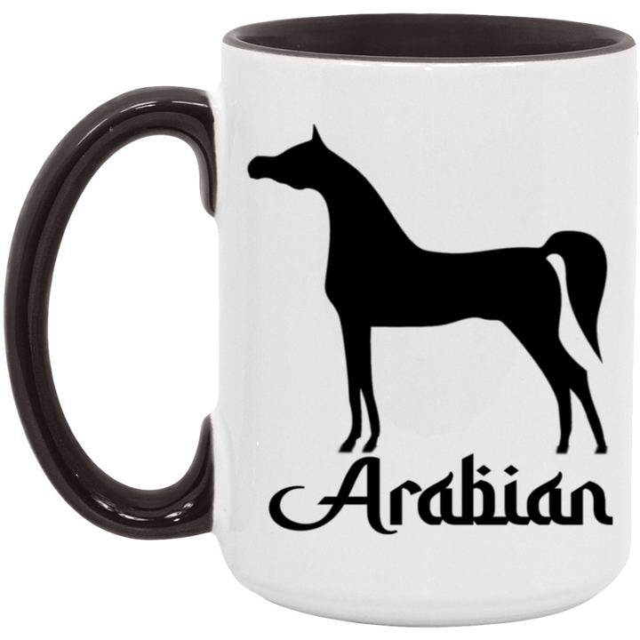 ARABIAN ART TUMBLER 4HORSE AM15OZ 15oz. Accent Mug
