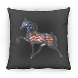 Tennessee Walking Horse Performance All American ZP16 Medium Square Pillow