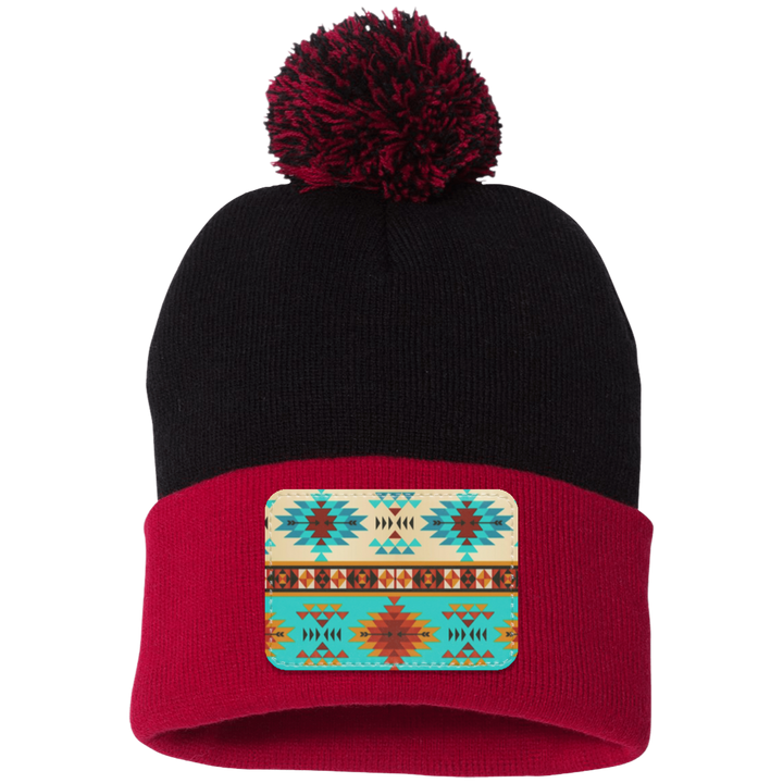 DUTTON RANCH 1 SP15 Pom Pom Knit Cap - Patch