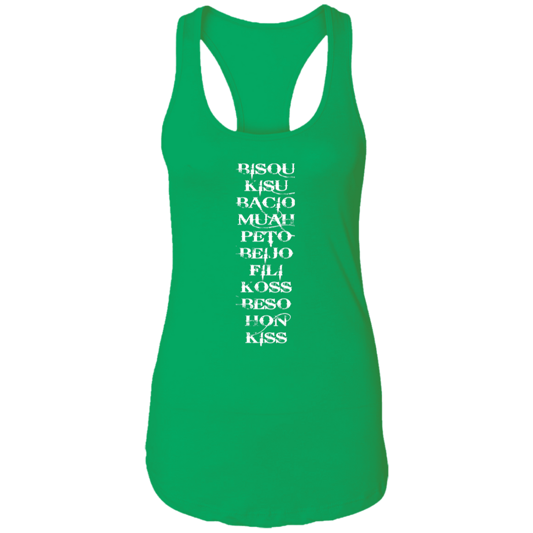 OLD983INWHITE NL1533 Ladies Ideal Racerback Tank