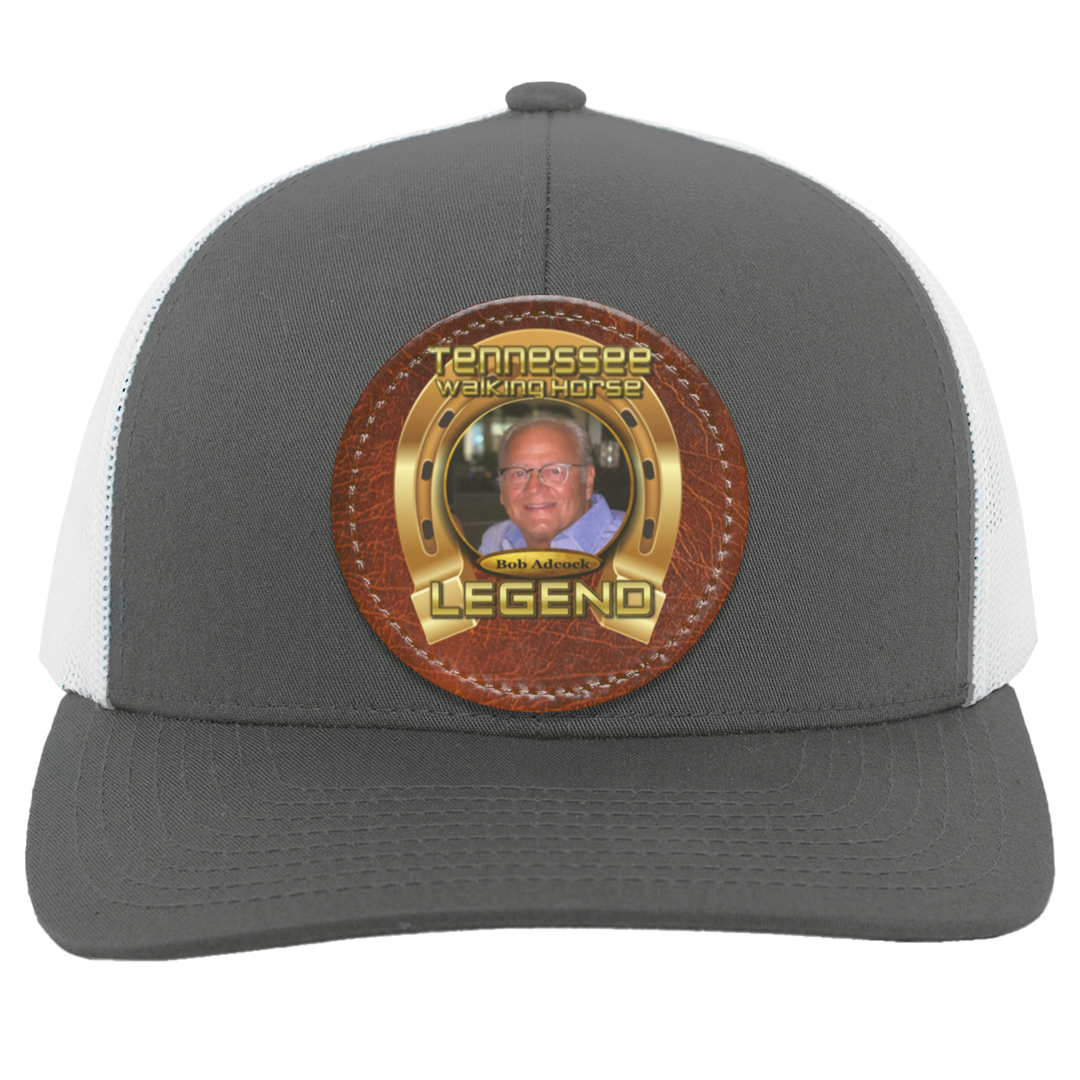 BOB ADCOCK (TWH LEGENDS) HAT 104C Trucker Snap Back - Patch