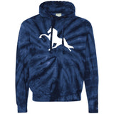 Tennessee Walking Horse Performance (WHITE) CD877 Unisex Tie-Dyed Pullover Hoodie
