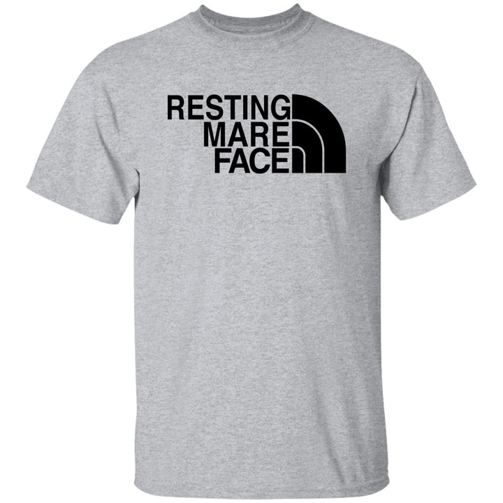 RESTING MARE FACE(black) G500 5.3 oz. T-Shirt