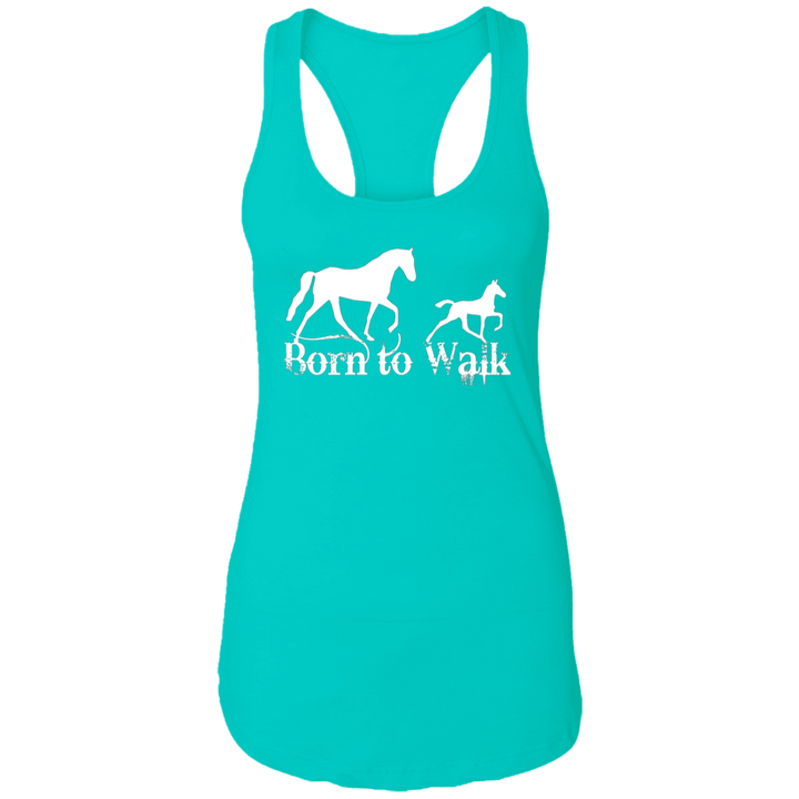 BORN TO WALK NL1533 Ladies Ideal Racerback Tank