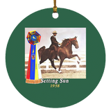 WGC SETTING SUN SUBORNC Circle Ornament