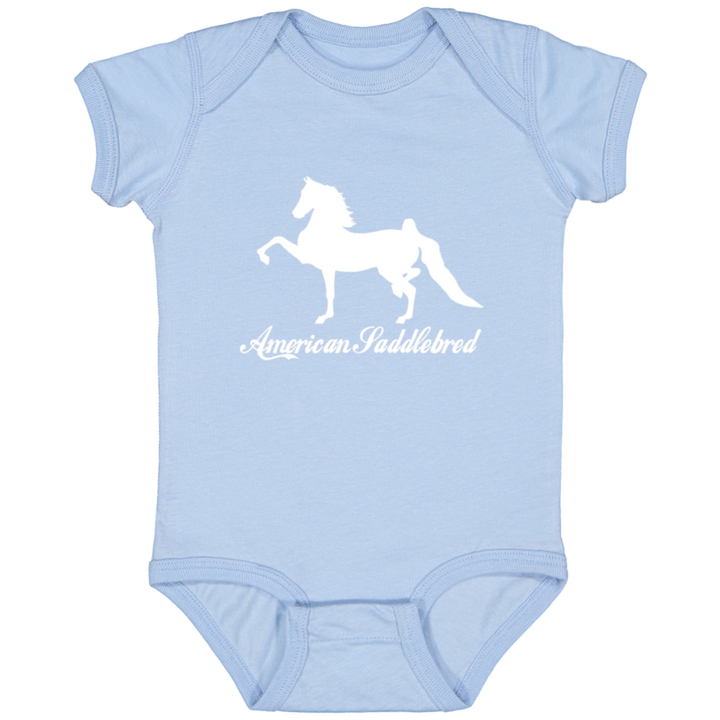 American Saddlebred 2 (white) 4424 Infant Fine Jersey Bodysuit