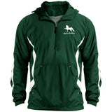 American Saddlebred 2 (white) JST63 Unisex Colorblock Raglan Anorak