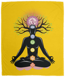 CHAKRAS PLUSH BLANKET (12 STYLES AND SIZES)
