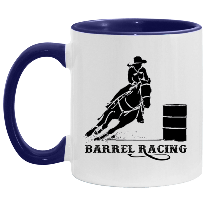 BARREL  ART TUMBLER 4HORSE AM11OZ 11 oz. Accent Mug