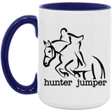 HUNTER JUMPER STYLE 1 4HORSE AM15OZ 15oz. Accent Mug