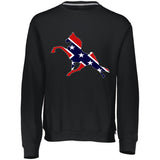 Rebel on the Rail Tennessee Walking Horse Performance 998HBB Youth Dri-Power Fleece Crewneck Sweatshirt