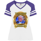 JACK HEFFINGTON (Legends Series) DM476 Ladies' Game V-Neck T-Shirt